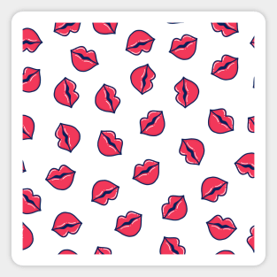 Lips - Doodle Magnet